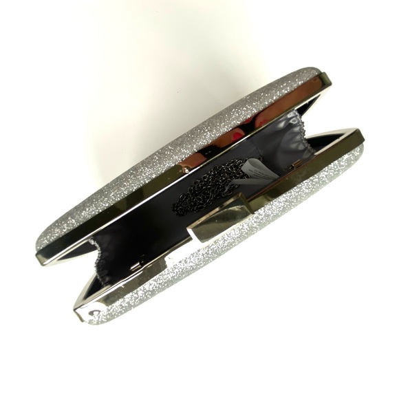 Charming Charlie, glittery silver bag - Picture 6 of 7